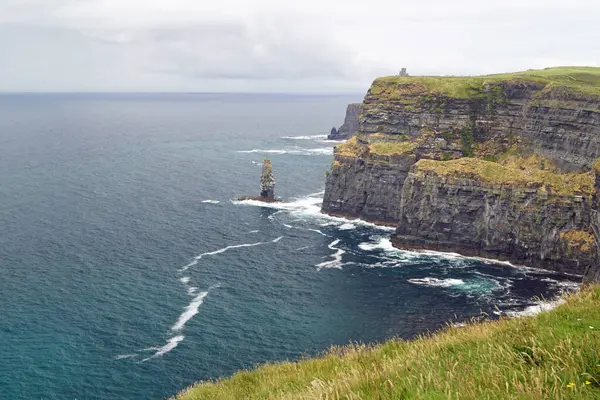 Moher Sziklái Írország Legismertebb Sziklái Írország Szigetének Délnyugati Partján Találhatók — Stock Fotó