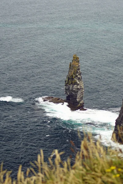 Klify Moher Najbardziej Znanymi Klifami Irlandii Znajdują Się One Południowo — Zdjęcie stockowe