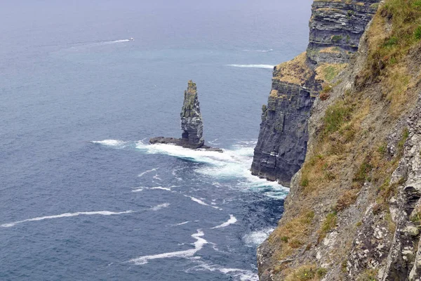 Klify Moher Najbardziej Znanymi Klifami Irlandii Znajdują Się One Południowo — Zdjęcie stockowe