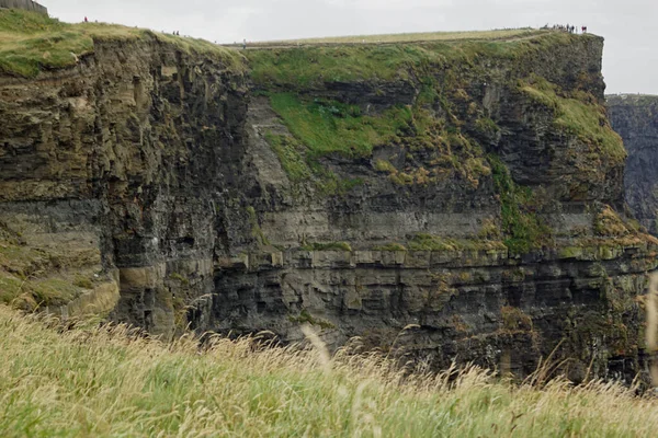 Cliffs Moher Irlands Mest Kända Klippor Ligger Den Sydvästra Kusten — Stockfoto