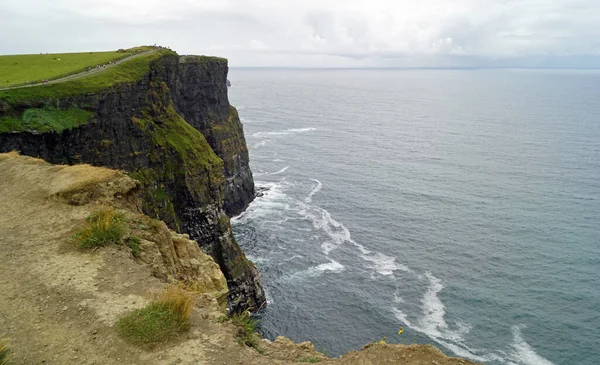 Los Acantilados Moher Son Los Acantilados Más Conocidos Irlanda Encuentran — Foto de Stock