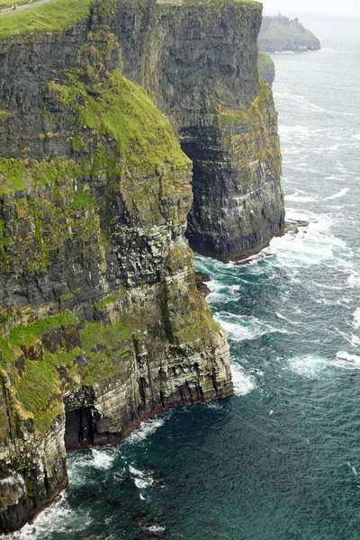 Klify Moher Najbardziej Znanymi Klifami Irlandii Znajdują Się One Południowo — Zdjęcie stockowe
