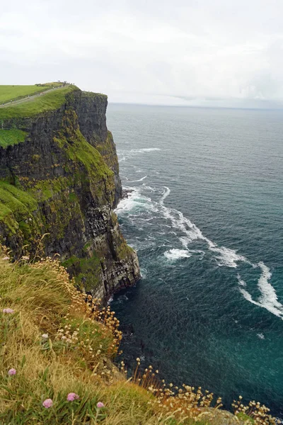 Penhascos Moher São Penhascos Mais Conhecidos Irlanda Eles Estão Localizados — Fotografia de Stock
