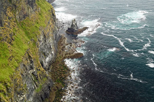 Скелі Мохера Найвідоміші Скелі Ірландії Вони Розташовані Південно Західному Узбережжі — стокове фото