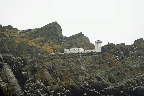 1820 1826 Two Lighthouses Were Built Great Skellig Also Called — Stock Photo, Image