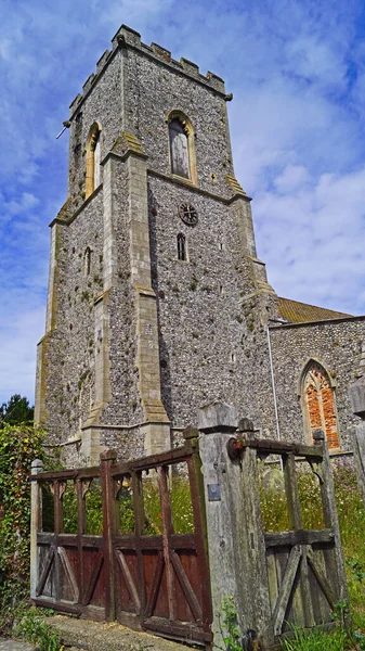 Iglesia San Andrés Gorleston Sea — Foto de Stock