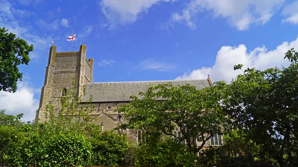 Εκκλησία Στο Orford Της Μεγάλης Βρετανίας — Φωτογραφία Αρχείου
