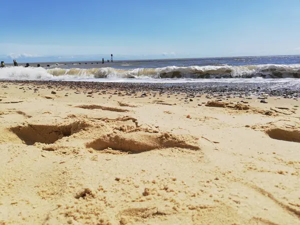 Southwold Beach Worth Visit Only Because Lighthouse — Stock Photo, Image