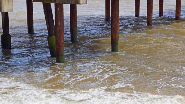 Southwold Beach Vaut Détour Non Seulement Cause Phare — Photo