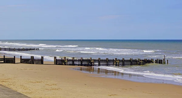 Walcott Beach Est Une Plage Publique Walcott Royaume Uni — Photo