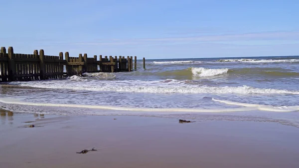 Walcott Beach Uma Praia Pública Walcott Reino Unido — Fotografia de Stock