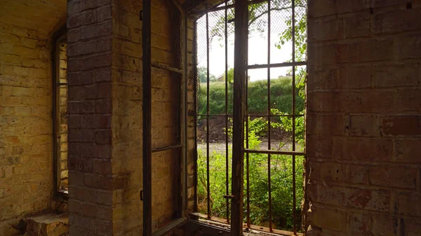 Ruine Bâtiment Stockage Complexe Moulins Boellberg Halle Allemagne — Photo