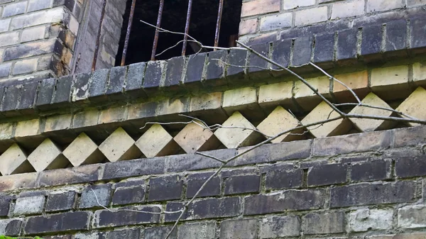 Ruin of the storage building of the Boellberg mill complex in Halle in Germany