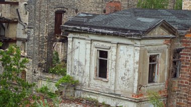 Halle Saale 'deki Boellberger Değirmeni' nin binasındaki eski villa.