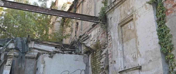 Demolition Part Building Complex Boellberger Mill Halle Saale Germany — Stock Photo, Image