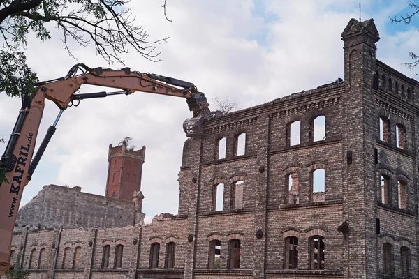 Sloop Van Het Opslaggebouw Van Het Boellberger Mill Complex Halle — Stockfoto