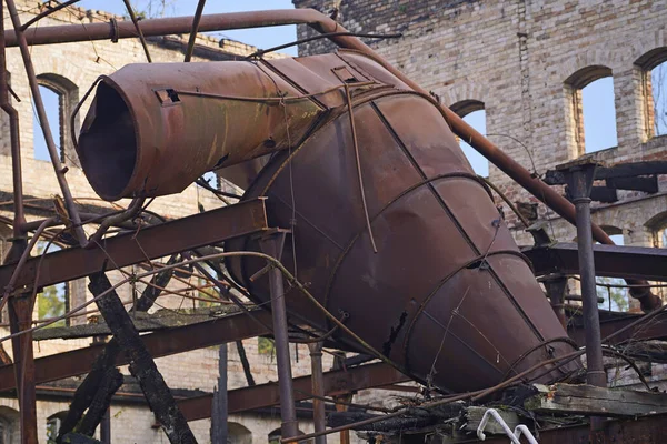 Filtre Cyclone Dans Ancien Entrepôt Usine Boellberger Halle — Photo