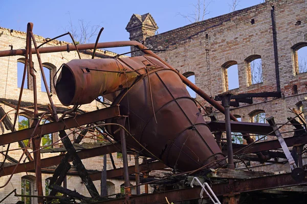 Filtre Cyclone Dans Ancien Entrepôt Usine Boellberger Halle — Photo