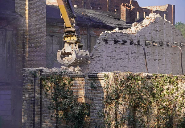 Demolition Storage Building Boellberger Mill Complex Halle — Stock Photo, Image