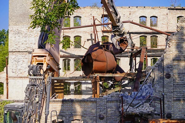 Filtre Cyclone Dans Ancien Entrepôt Usine Boellberger Halle — Photo