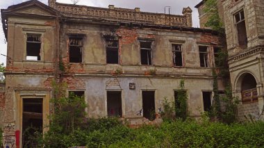 Halle Saale 'deki Boellberger Değirmeni' nin binasındaki eski villa.