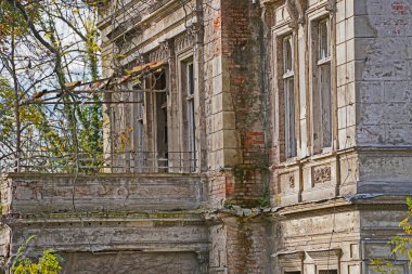 Halle Saale 'deki Boellberger Değirmeni' nin binasındaki eski villa.