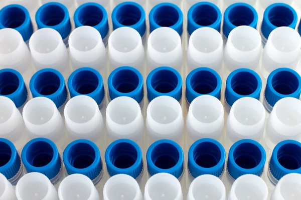 Rack de tubo de pcr em laboratório — Fotografia de Stock