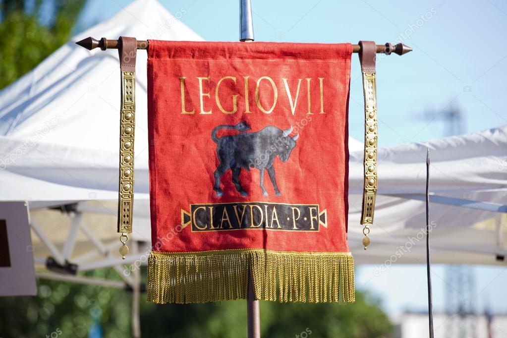 Flag VII Legion Claudia of roma