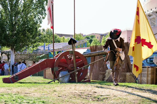 Soldier of artillery of "Tercio espanol" ("Spanish third")