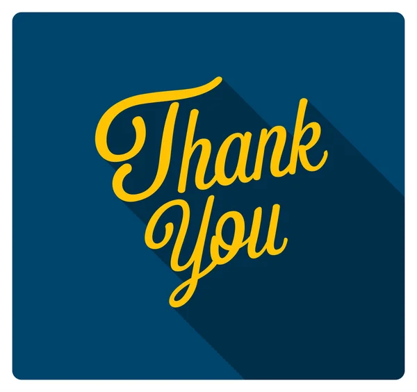 Thank you card. — Stock Vector