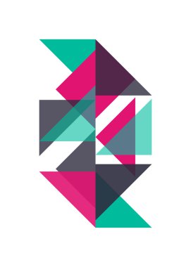 Üçgenler desenli arka plan.