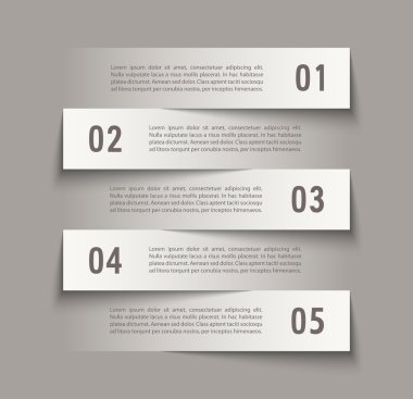 Infographic tasarım kağıt yaratıcı çizgili.