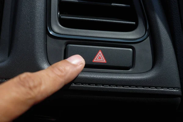 Emergency button on car panel