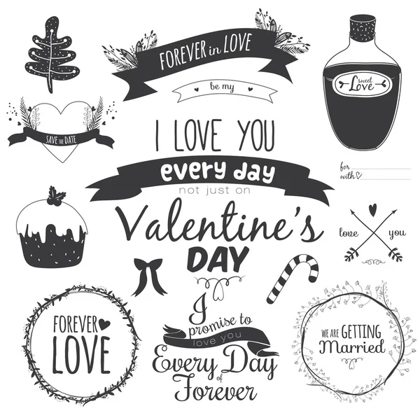 Feliz día de San Valentín — Archivo Imágenes Vectoriales
