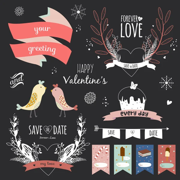 Feliz día de San Valentín — Vector de stock