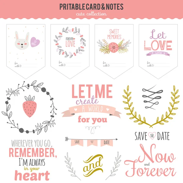 Letras encantadoras inspiradoras — Vector de stock