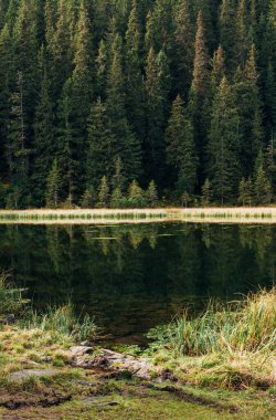 Sonbaharda alp güzel göl