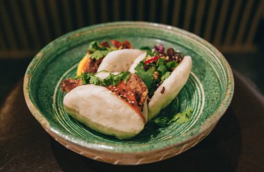 Doldurulmuş hazır bao çörekleri