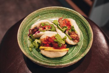 Doldurulmuş hazır bao çörekleri