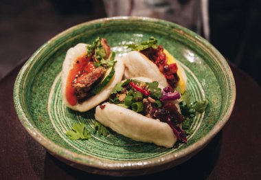 Doldurulmuş hazır bao çörekleri