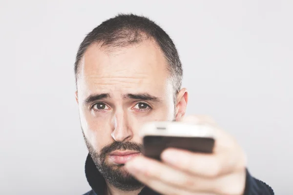 Telefoon gebruiken — Stockfoto