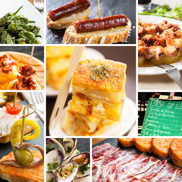 Spanish tapas — Stock Photo, Image