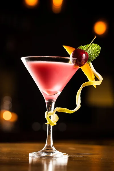 Pinkfarbener Cocktail — Stockfoto