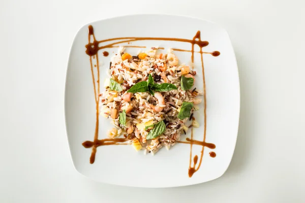 Salată de orez — Fotografie, imagine de stoc