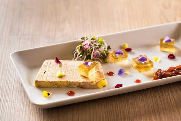 Terrine of foie gras — Stock Photo, Image