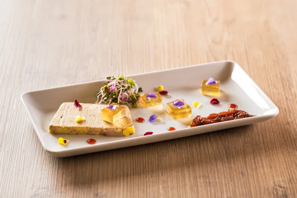 Terrine of foie gras — Stock Photo, Image