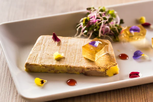 Terrine of foie gras — Stock Photo, Image