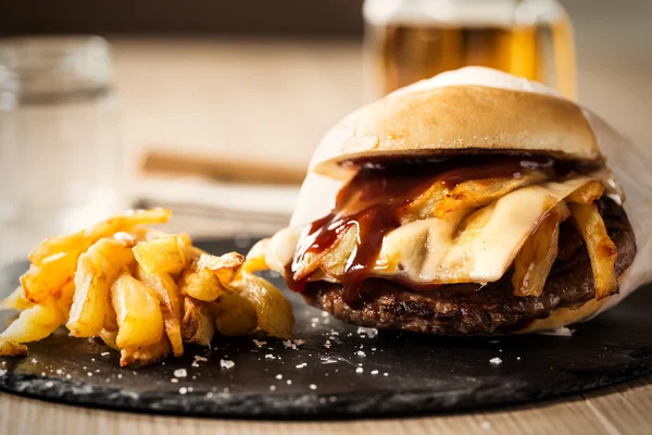 Street burger — Stock Photo, Image