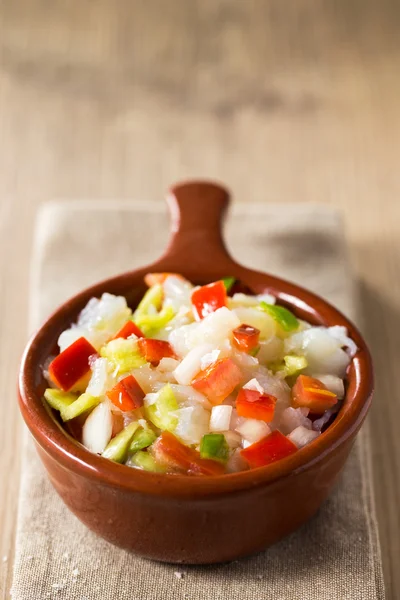 Salată de pește codfish — Fotografie, imagine de stoc