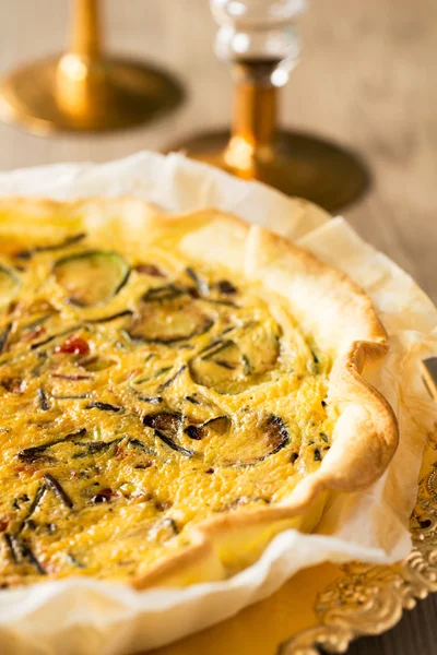 Quiche di asparagi — Foto Stock